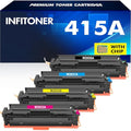 Jolof Store HP 415A Compatible Toner Cartridge 4-Pack with Chip for M479fdw
