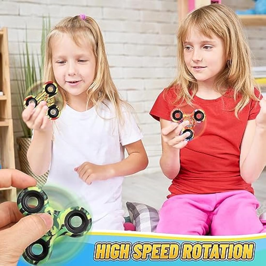 Metal Fidget Spinner 12-Pack | Stress Relief Sensory Toy