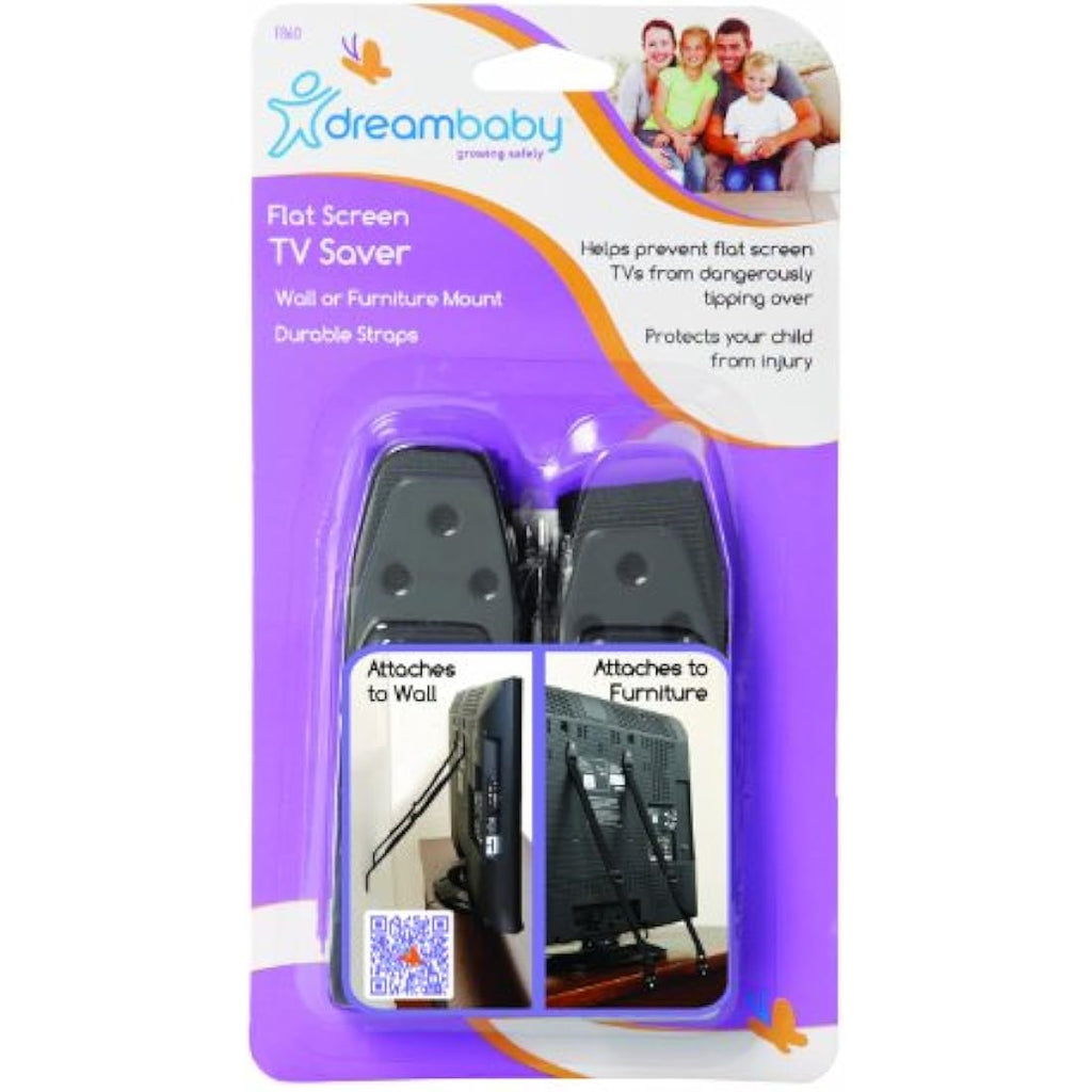 Dreambaby G860 TV Safety Strap – Heavy Duty Anti-Tip Furniture Anchor