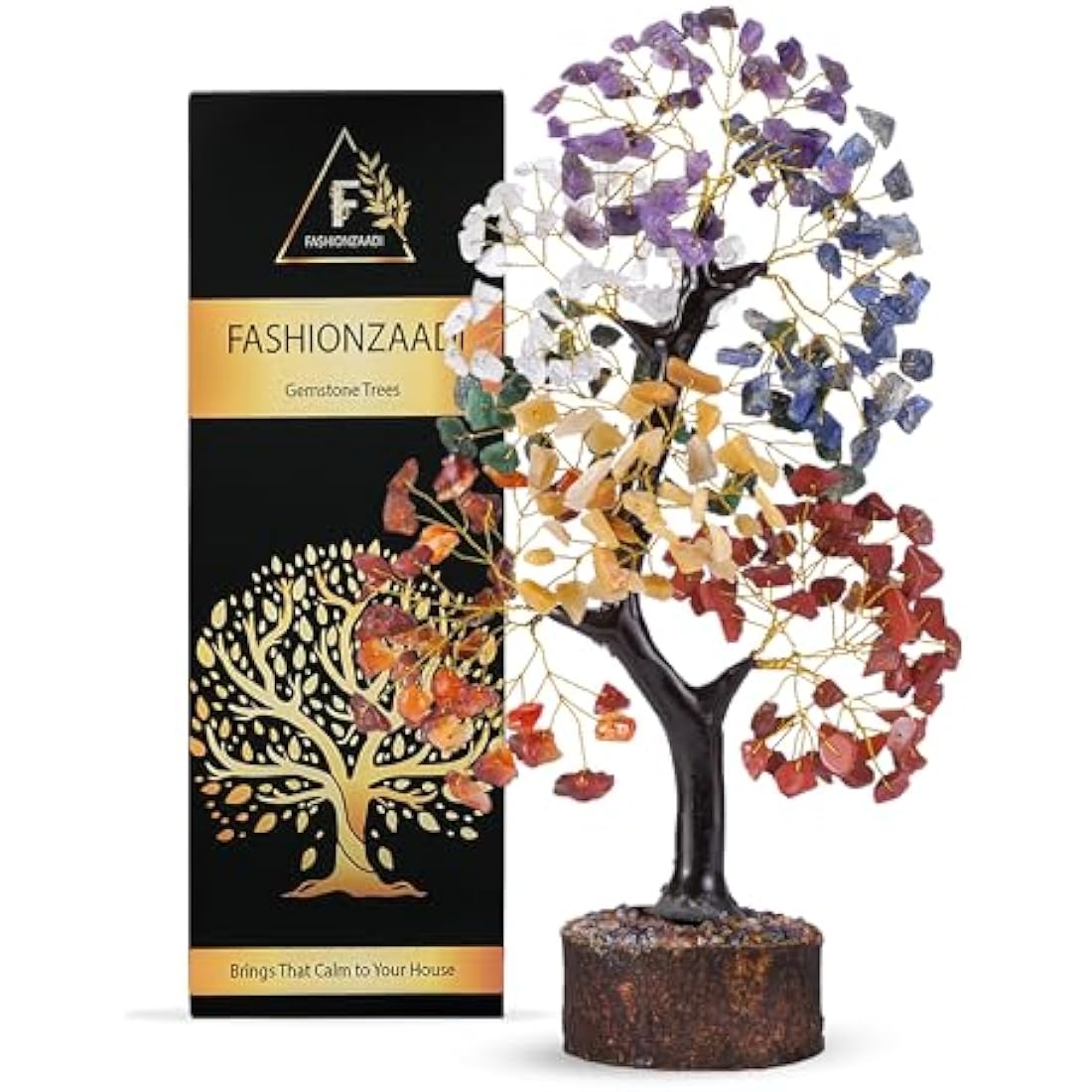 Seven Chakra Tree of Life – Healing Crystal Feng Shui Money Tree
