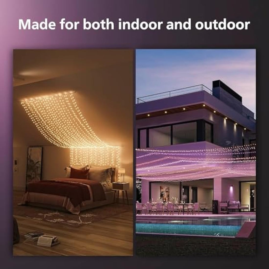 Philips Hue Festavia Smart LED String Lights – 250 LEDs | 20 Meter