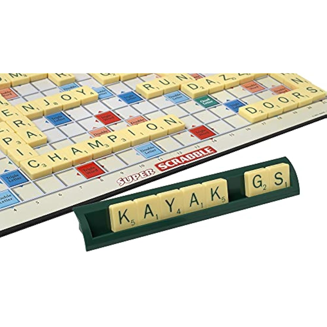 Ideal Super Scrabble Board Game - Giant Board with 200 Letter Tiles