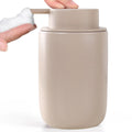 BosilunLife Ceramic Foaming Soap Dispenser – 12oz Refillable White Pump