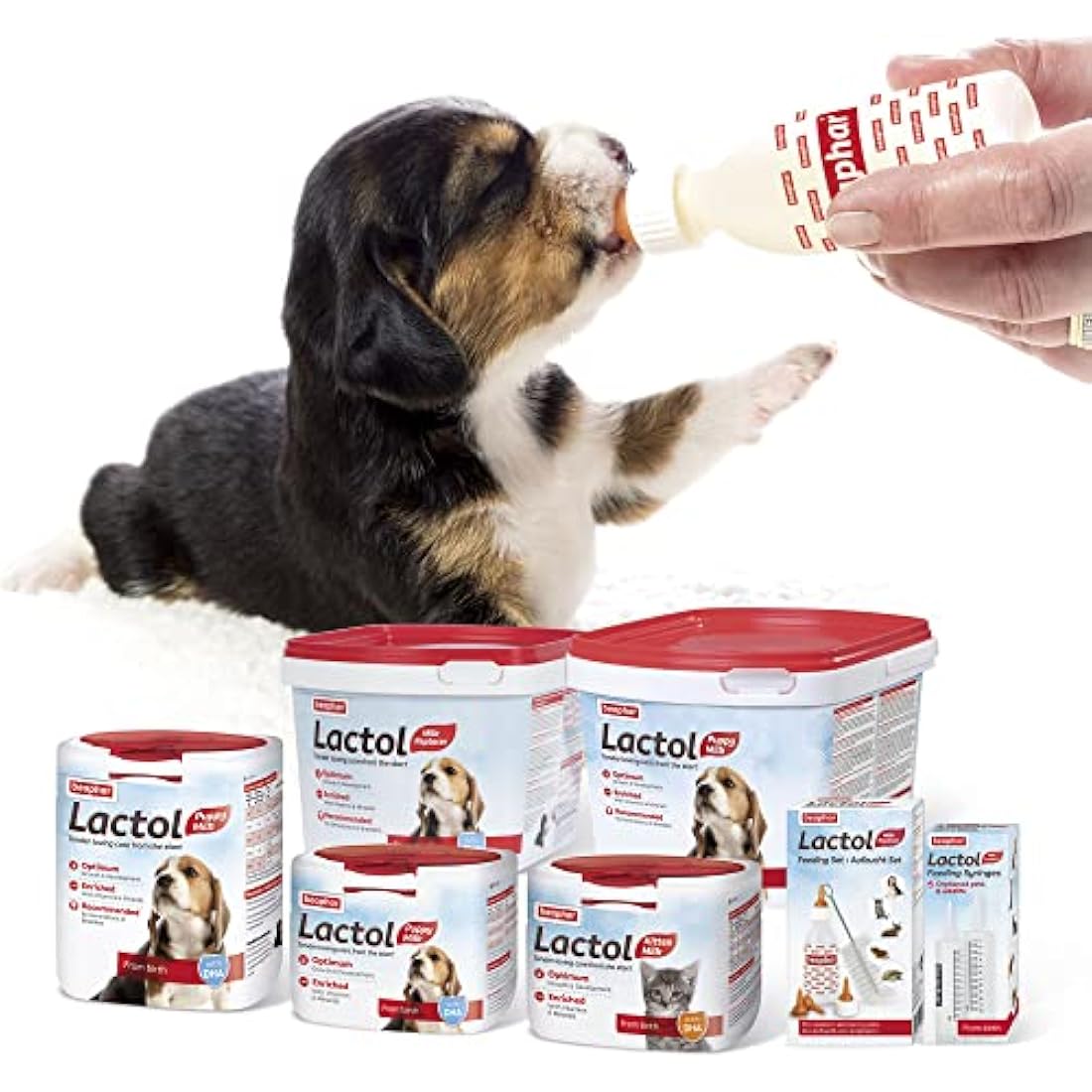 Beaphar Lactol Puppy Milk Replacer - Nutritious Feed with DHA - 2kg