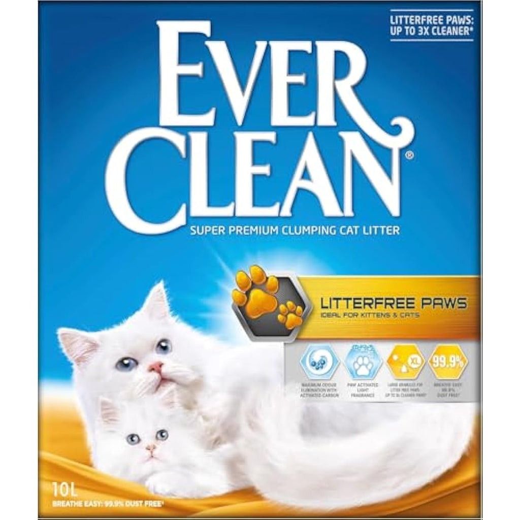 Ever Clean Litterfree Paws Scented Clumping Cat Litter - 10L Box