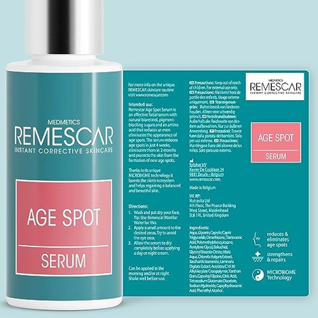 Remescar Age Spot Serum 30ml | Dark Spot Corrector with Bakuchiol