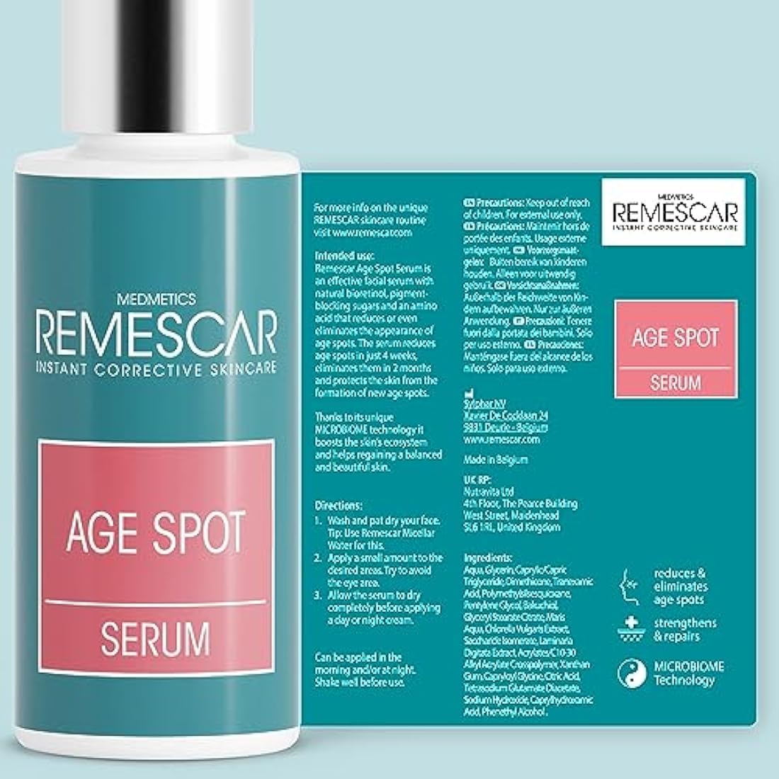 Remescar Age Spot Serum 30ml | Dark Spot Corrector with Bakuchiol
