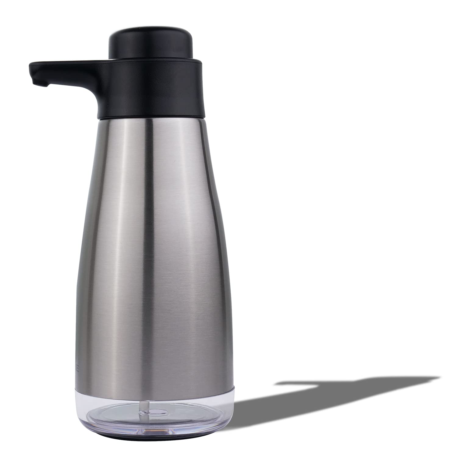 AIKE Stainless Steel Soap Dispenser – 450ml Manual Pump for Kitchen