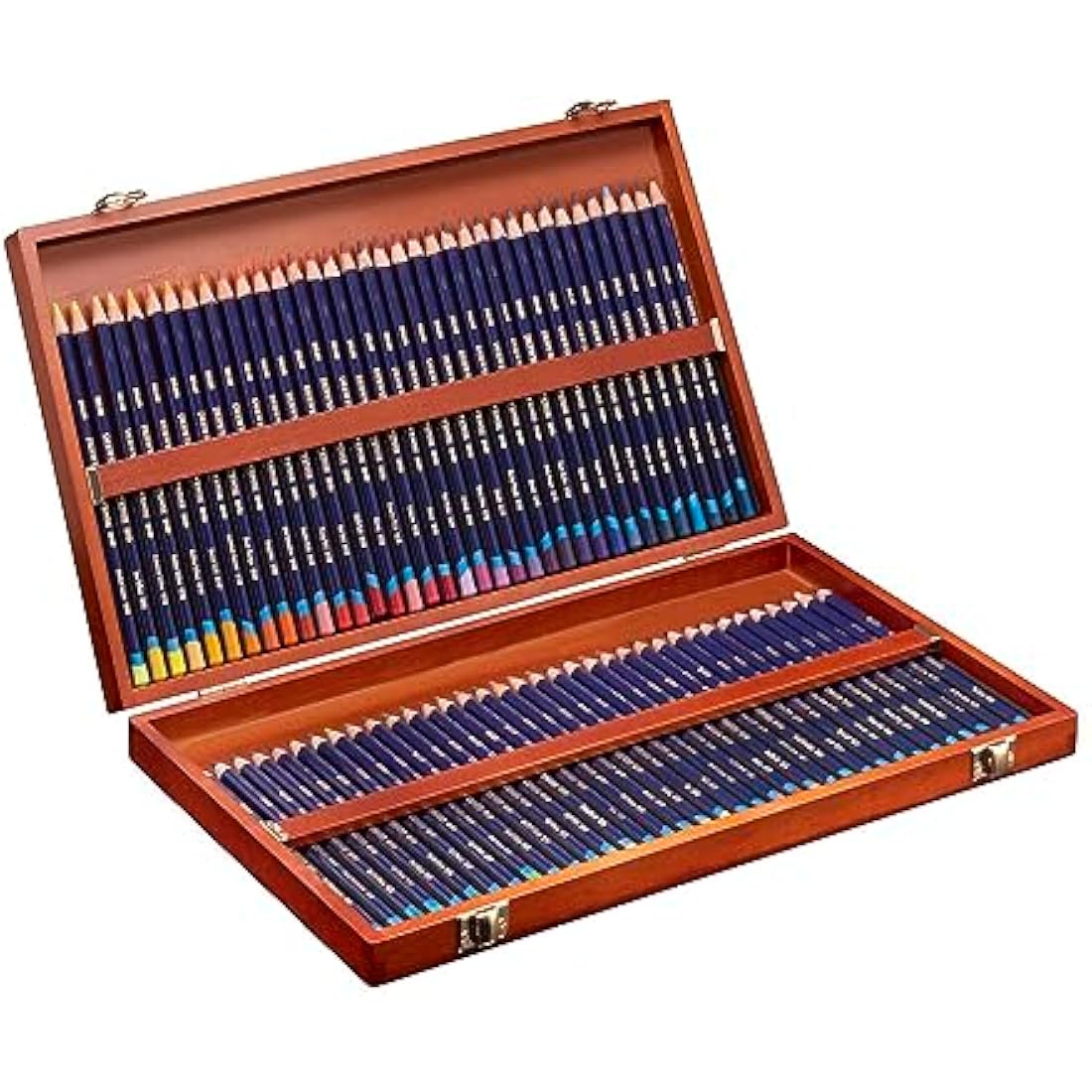 Derwent Inktense Permanent Watercolour Pencils - 72 Set in Wooden Box