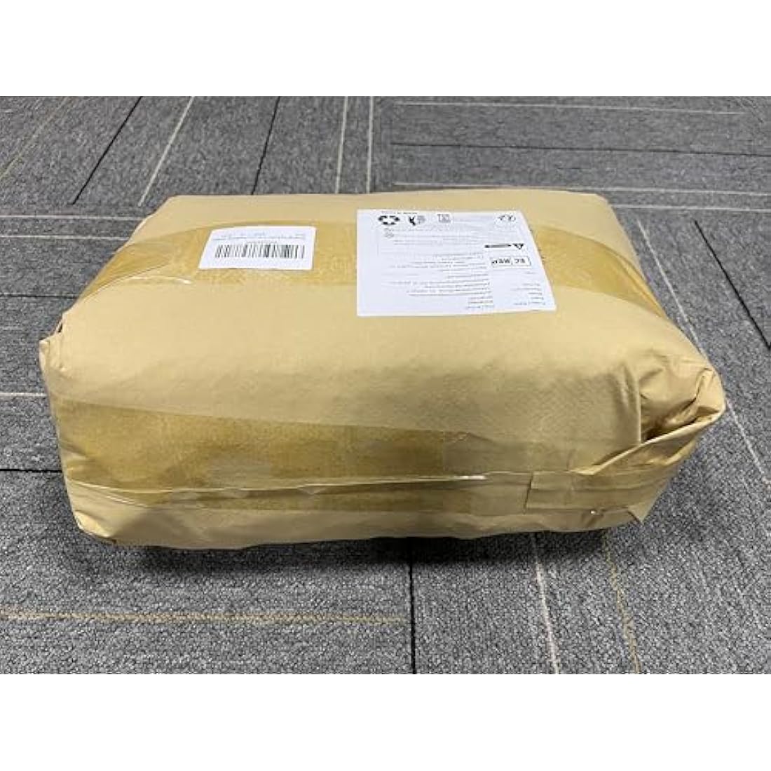 Wooaidagg Dog Car Seat – Memory Foam Pet Booster Bed, Washable (Beige)