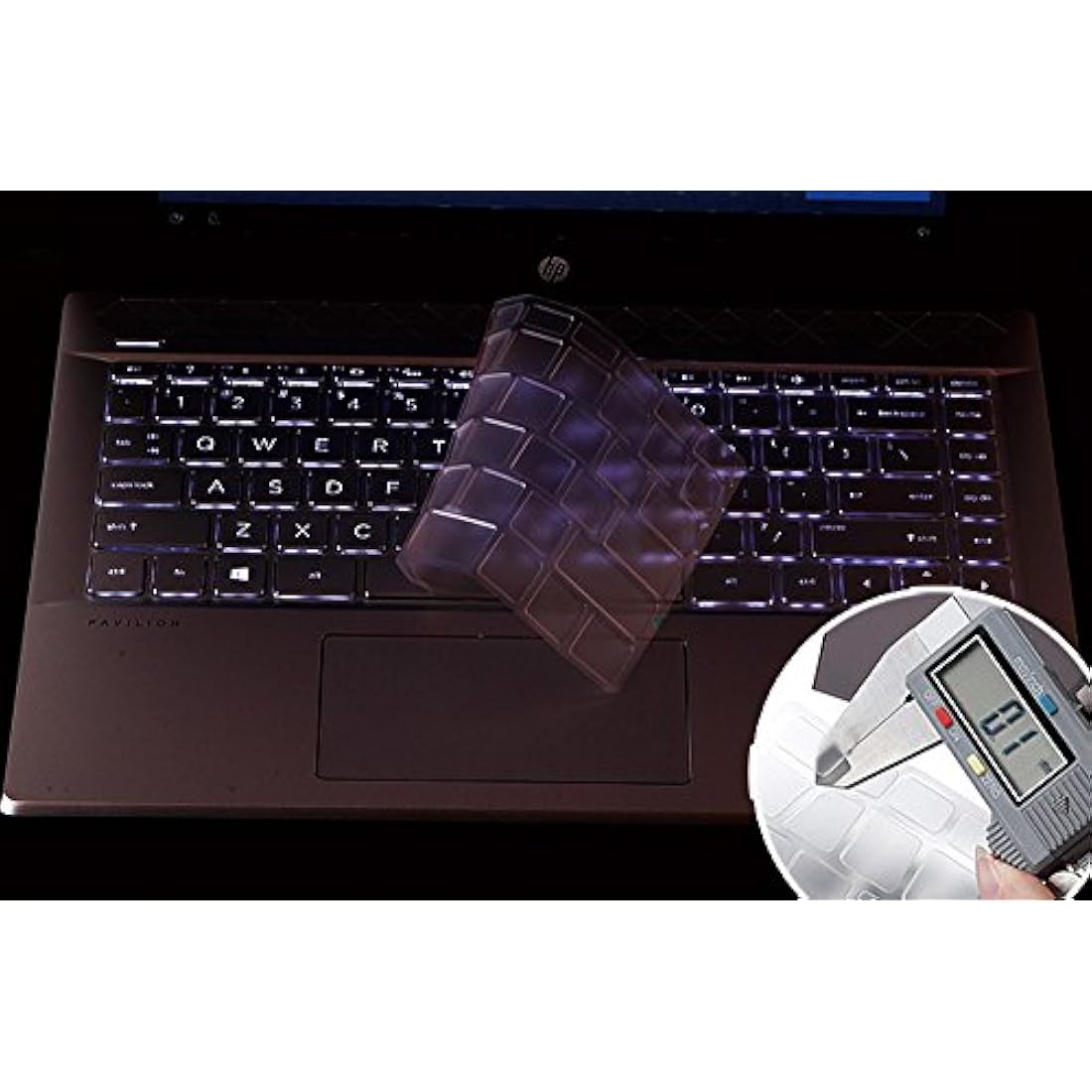 HP Pavilion x360 14 Keyboard Cover – Clear TPU Protective Skin