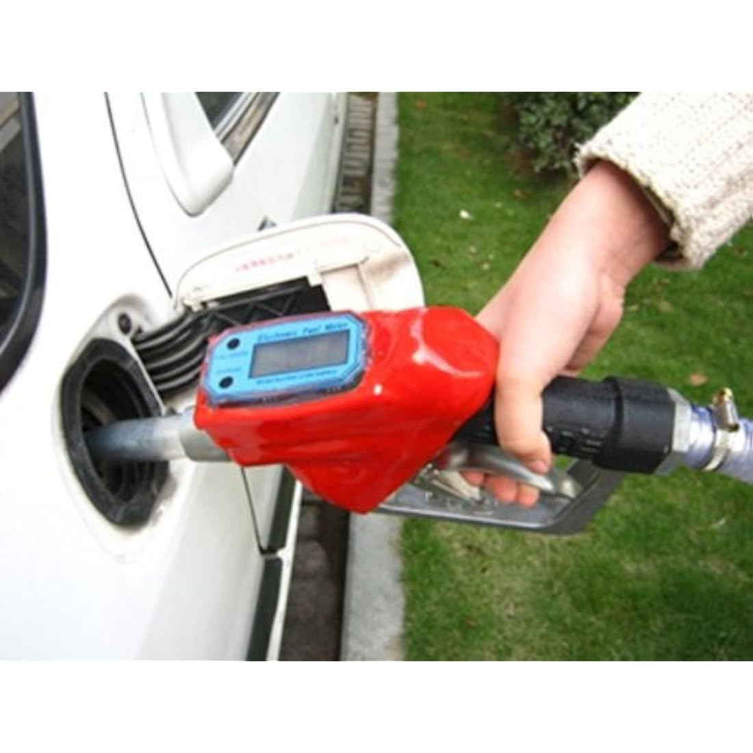 KATSU Digital Fuel Dispenser Gun | 1-Inch Diesel & Petrol Nozzle