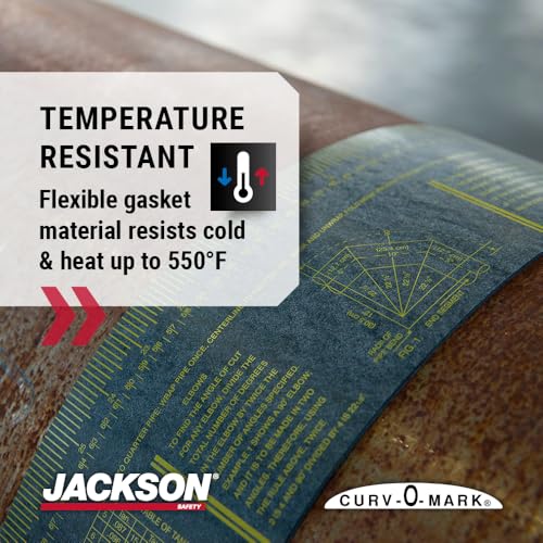 Jackson Safety Curv-O-Mark Extra-Large Pipe Layout Tool | 9' Heat Resistant