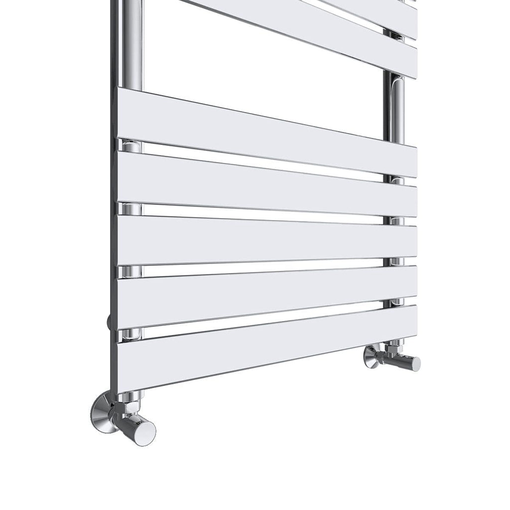 Warmehaus Flat Panel Heated Towel Rail Bathroom Radiator Chrome 1800x600mm - image 4