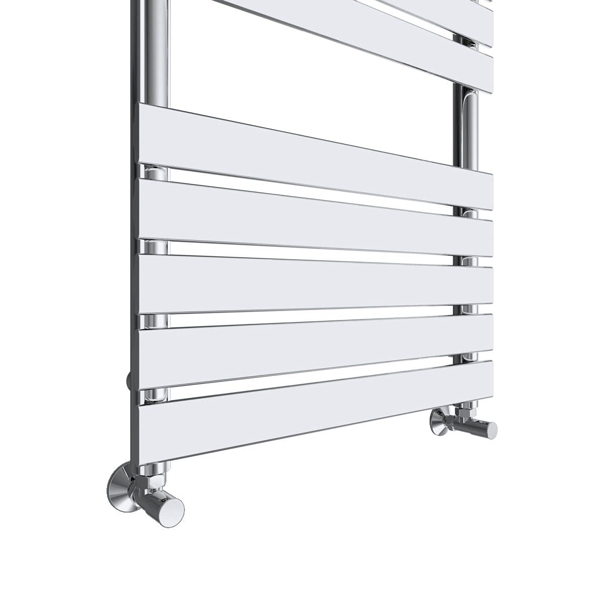 Warmehaus Flat Panel Heated Towel Rail Bathroom Radiator Chrome 1800x600mm - image 4