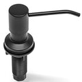 Built-in Kitchen Sink Soap Dispenser | Matte Black Stainless Steel