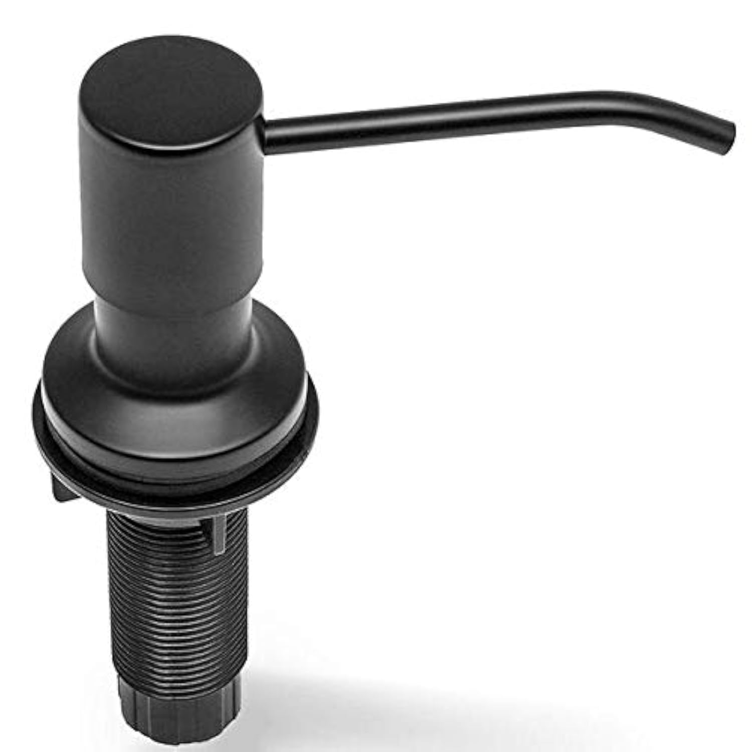 Built-in Kitchen Sink Soap Dispenser | Matte Black Stainless Steel