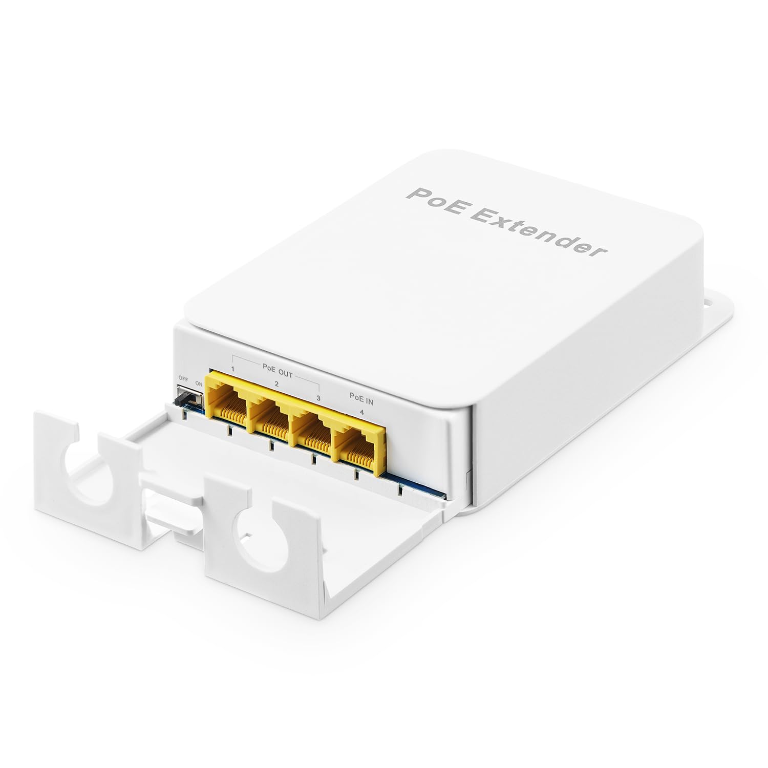 Binardat Gigabit PoE Extender | 1 In 3 Out Waterproof Outdoor Switch