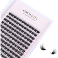LYMYBETY Cluster Lashes – 144Pcs D Curl 9mm Natural DIY Lash Extensions