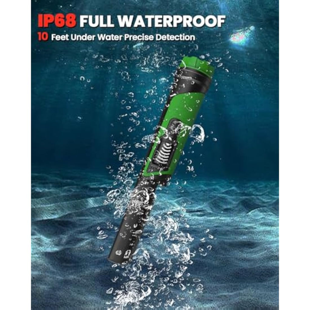 DR.ÖTEK Metal Detector Pinpointer | IP68 Waterproof Handheld with LCD Screen