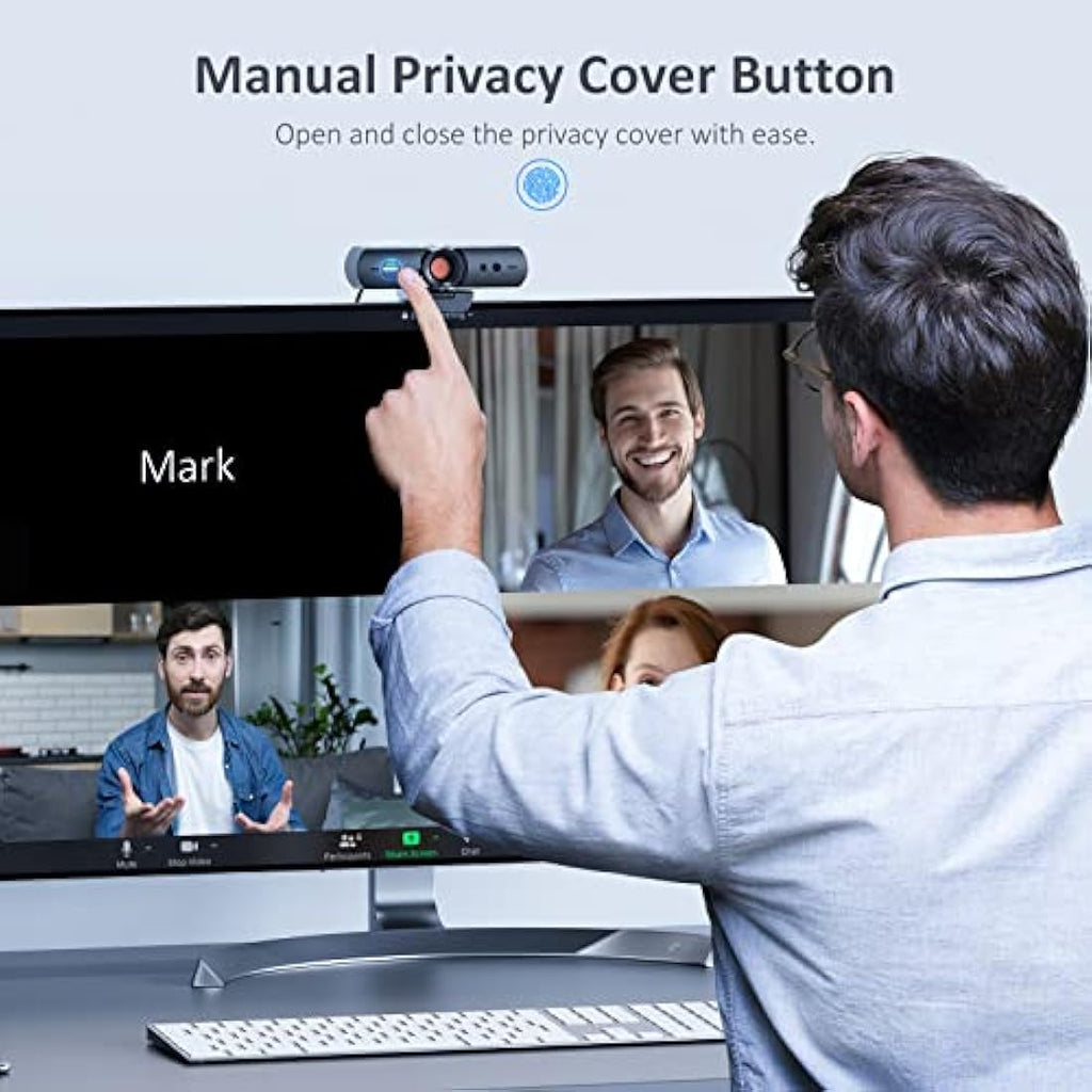 NexiGo HelloCam 1080p Webcam with Windows Hello and Auto Privacy Shutter