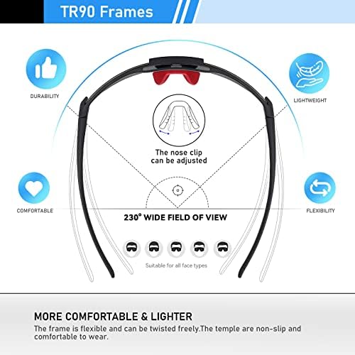 Polarized Cycling Glasses – UV400 Sports Sunglasses