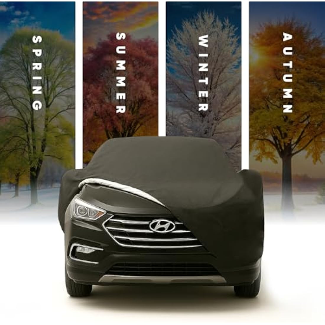 Streetwize Heavy Duty 4x4 Car Cover – Breathable UV Protection, Black