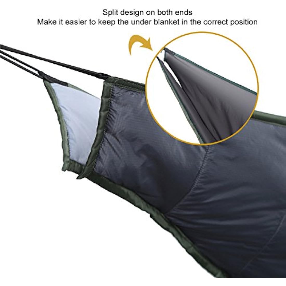 OneTigris Night Protector Hammock Underquilt – 4 Season Ultralight 800g