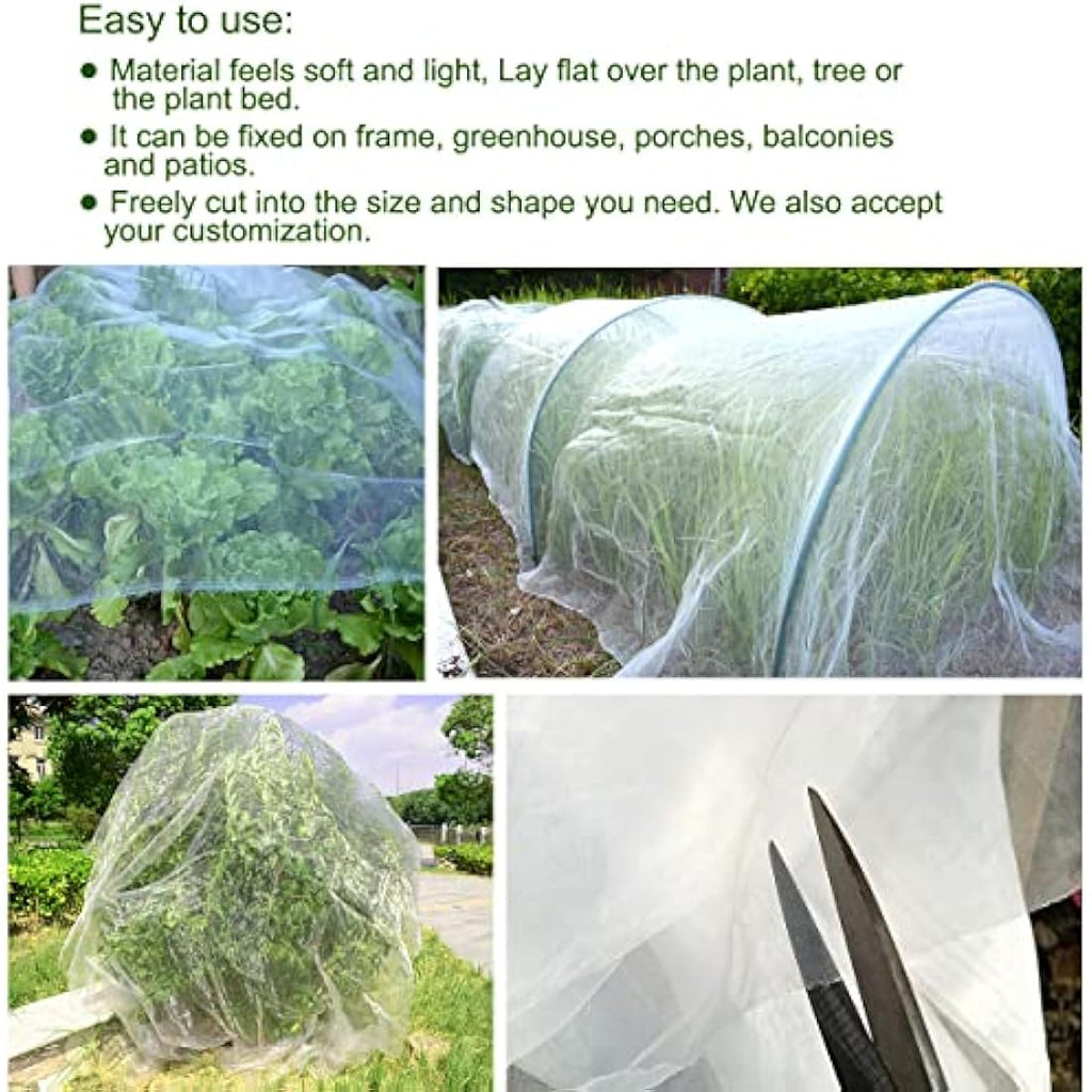 Jolof Store Garden Netting – 20x25ft Fine Mesh Insect & Bird Barrier