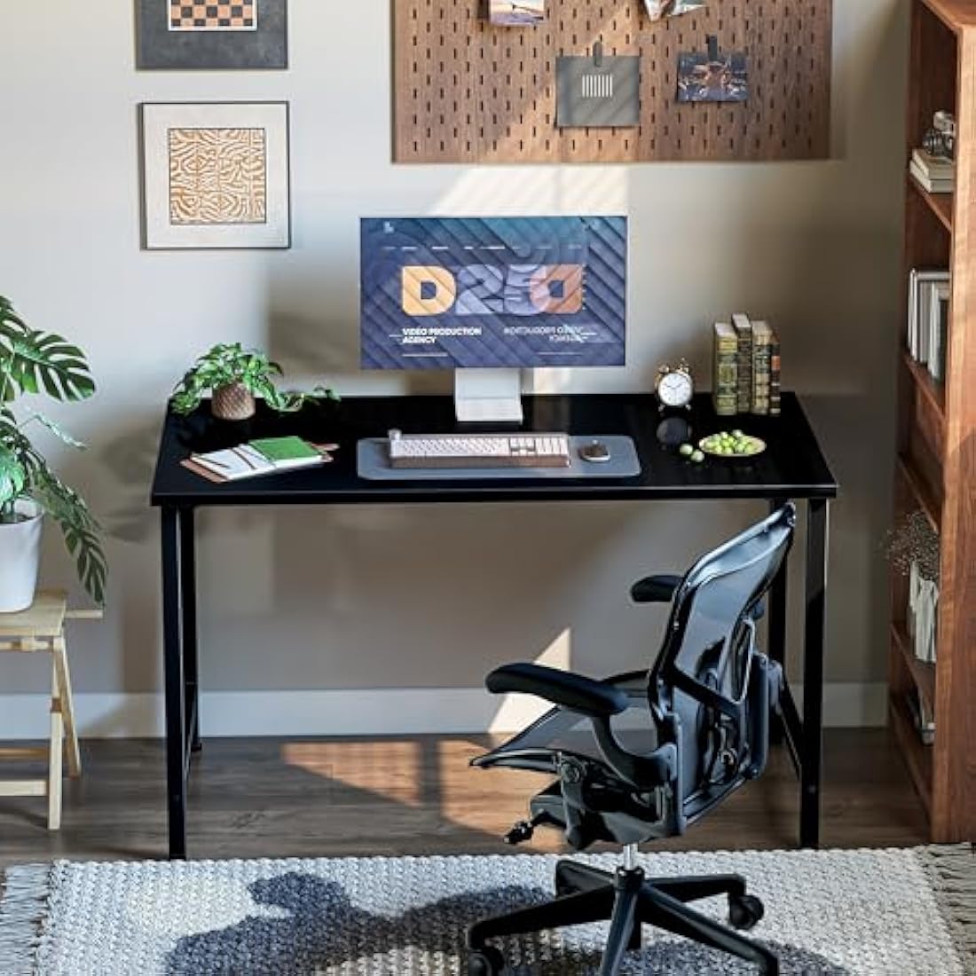 Jolof Store 100cm Computer Desk – Modern Metal Gaming Writing Table