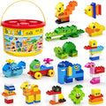 burgkidz Big Building Blocks - 135 Piece Toddler Construction Toy Set