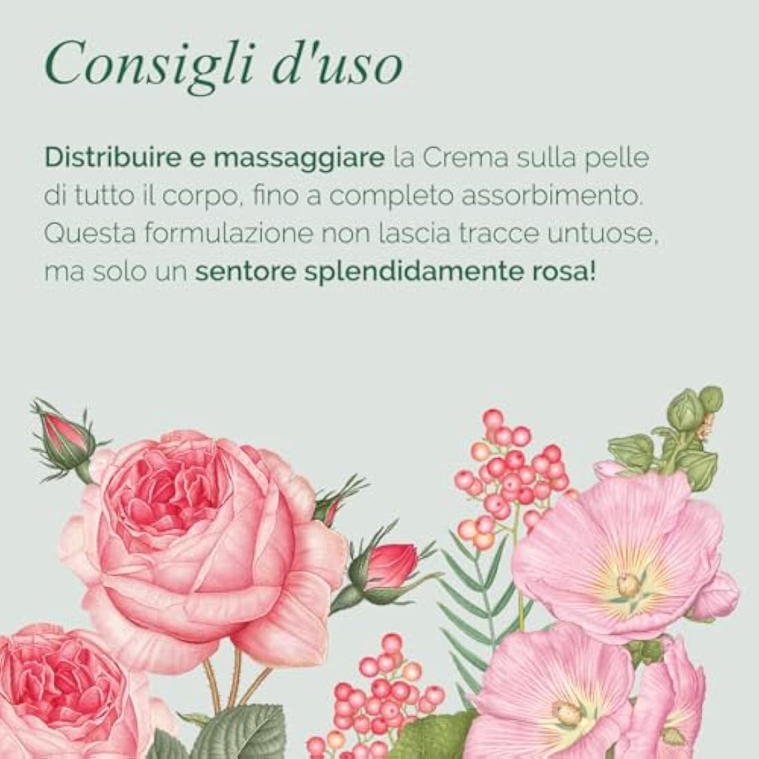 L'Erbolario 3 Rosa Body Cream – Natural Moisturizing Lotion for Sensitive Skin
