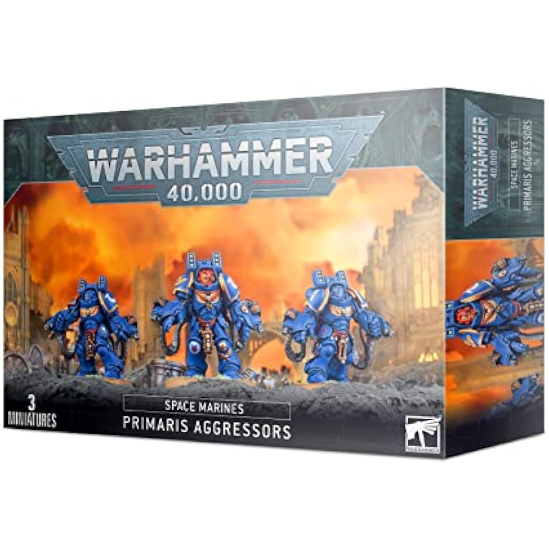 Warhammer 40k Space Marines Primaris Aggressors - 3-Man Plastic Kit
