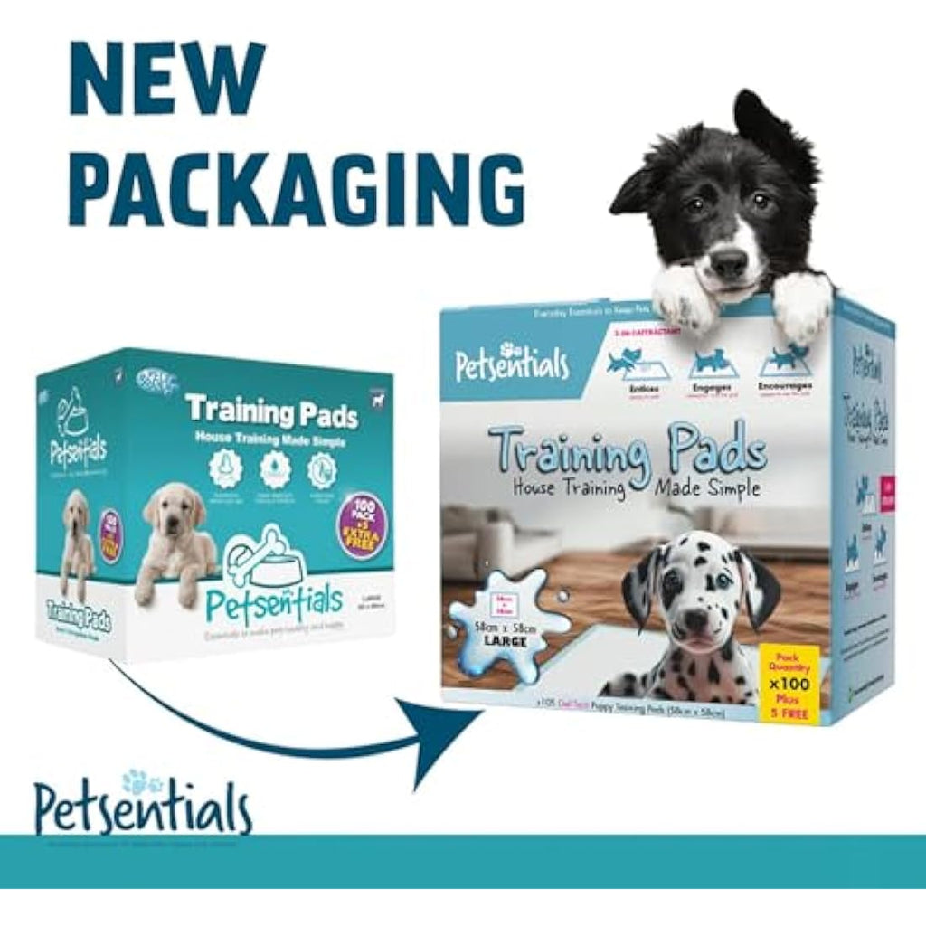 Jolof Store Leakproof Puppy Training Pads - Quick Dry Dog Mats (105 Pack)