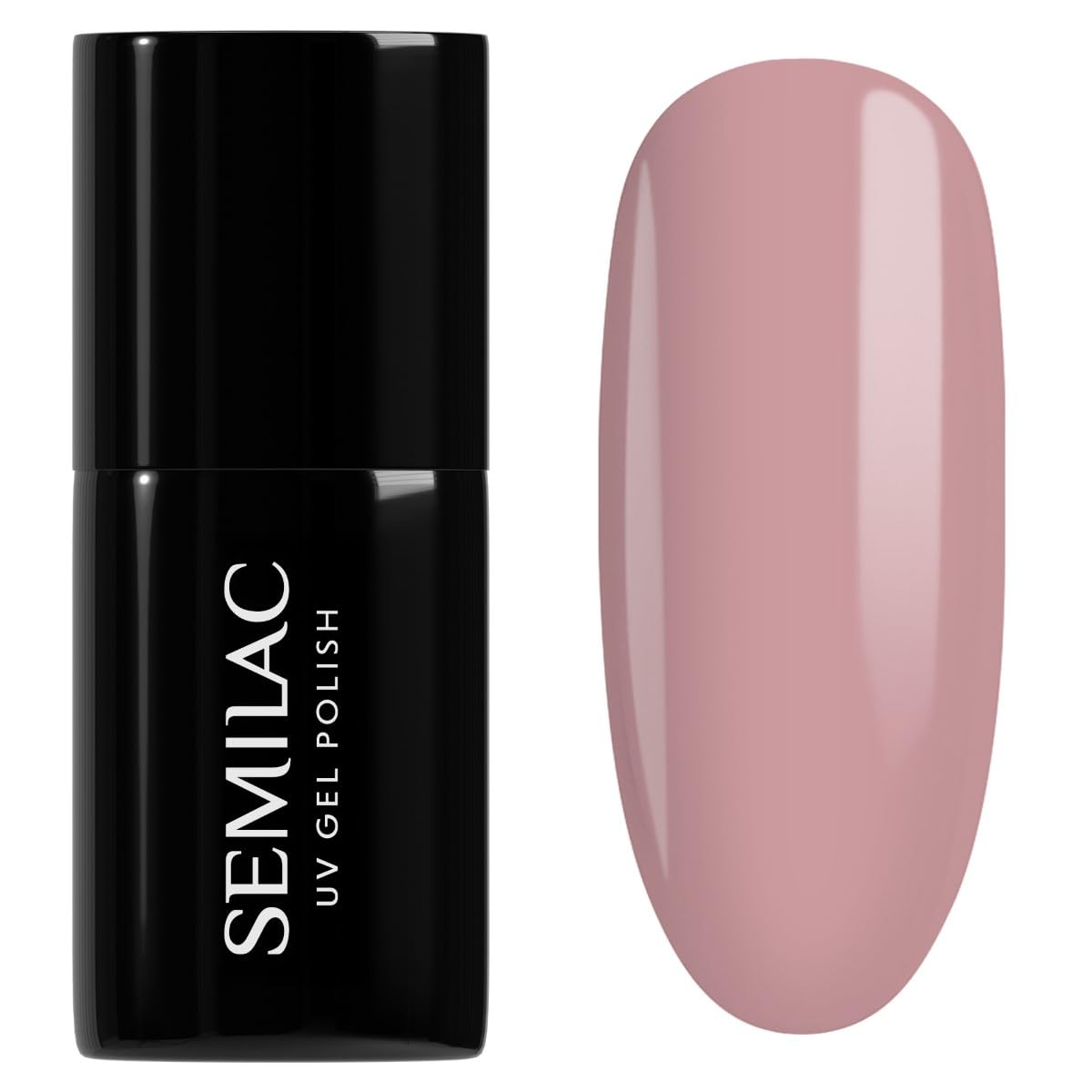 Semilac Gel Nail Polish 136 Creamy Muffin – Long Lasting Soak Off Gel