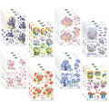Katy Sue Designs Floral 3D Die-Cut Decoupage Sheets for Card Making - 24 Pack