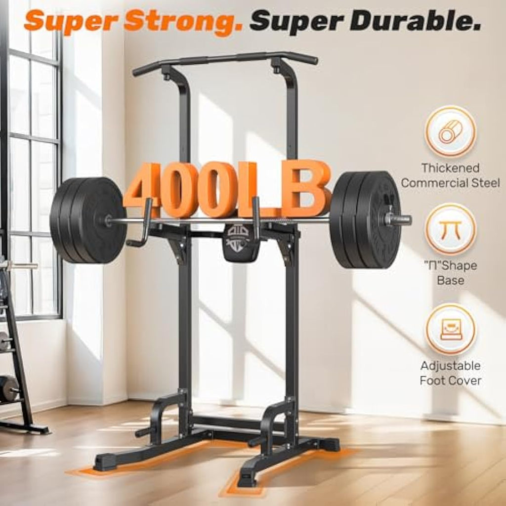 Sportsroyals Power Tower Dip Station – Multi-Function Pull Up Bar, 400lbs