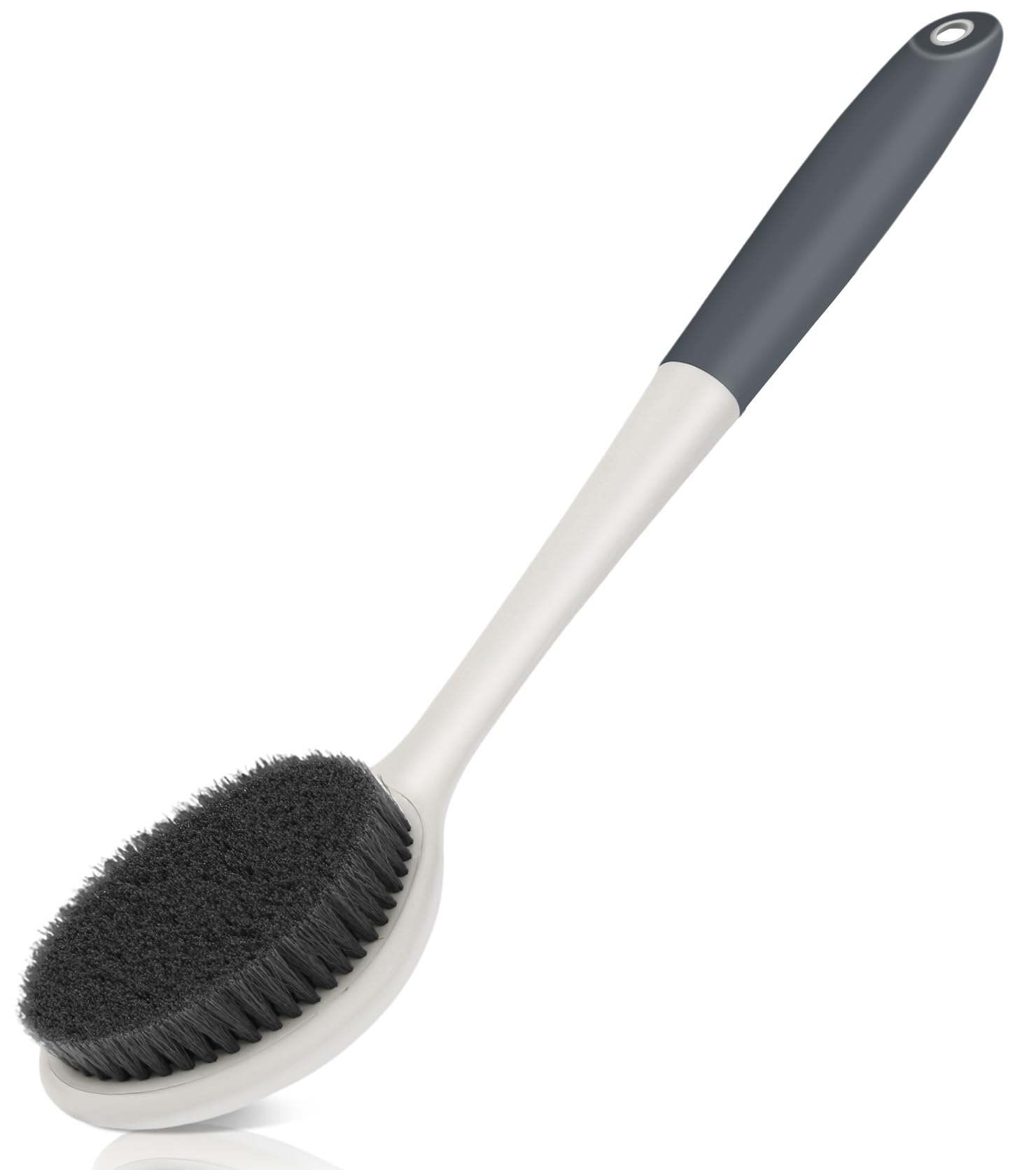 Surlees 17" Back Scrubber for Shower | Long Handle Body Brush for Exfoliating
