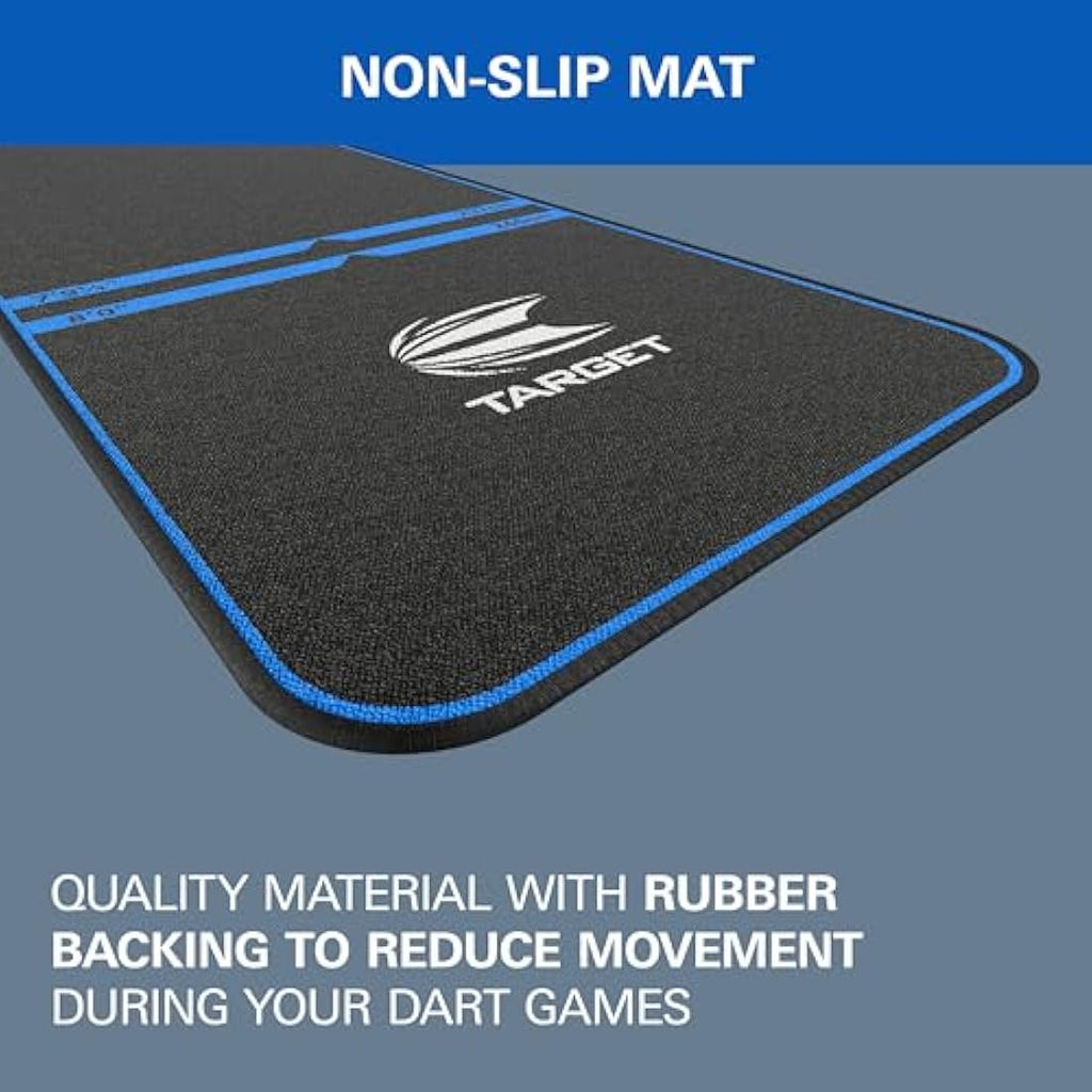 Target Darts World Champions Dart Mat – Non-Slip Oche with Throw Lines