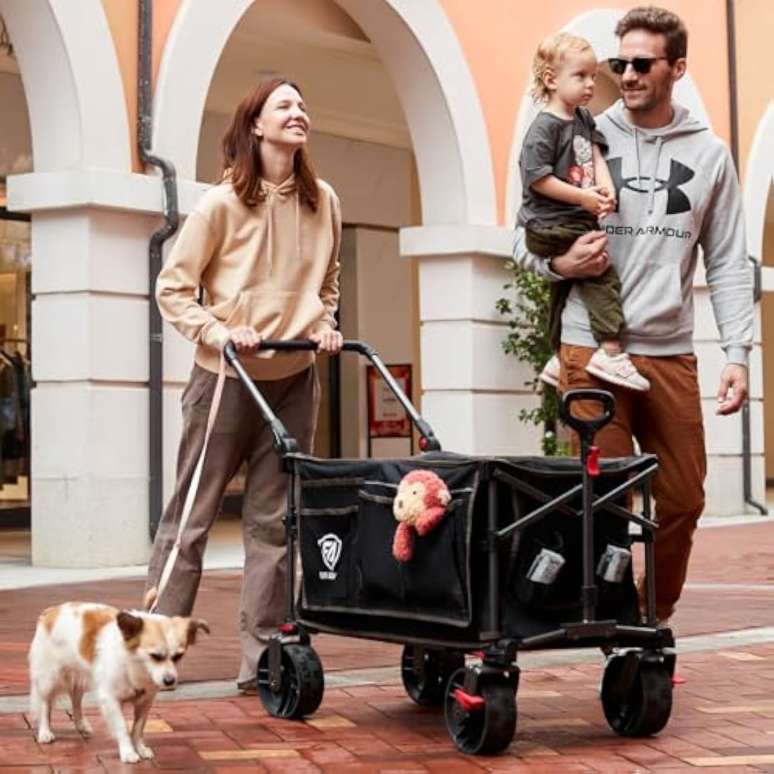 Ever Advanced Heavy Duty Folding Wagon | 150kg All-Terrain Beach Trolley