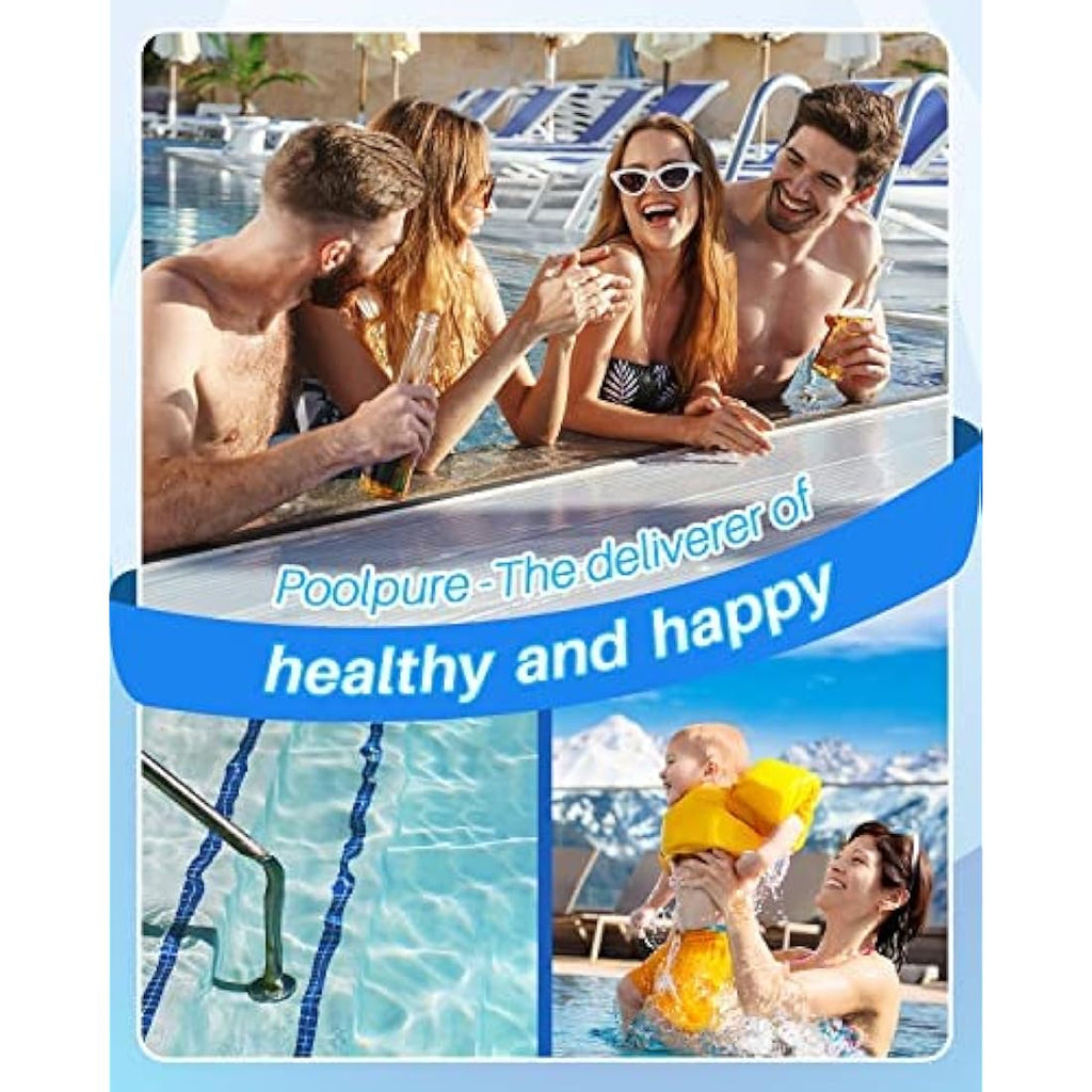 POOLPURE Spa Filter Replacement for PWW50L 4CH-949 | 50 sqft Cartridge 2 Pack