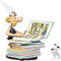 Asterix Sits on Stack of Books Collectible Figurine by Plastoy