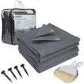 FoundGo Awning Carpet – 280g/m² HDPE Breathable Camping Rug with Bag