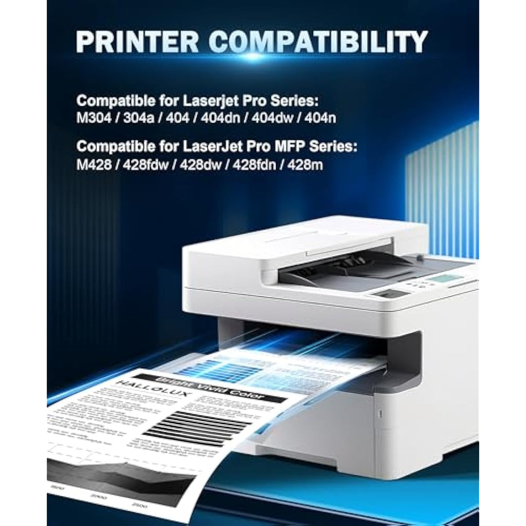 HALLOLUX 59A CF259A Black Toner for LaserJet Pro M404 M428 – No Chip
