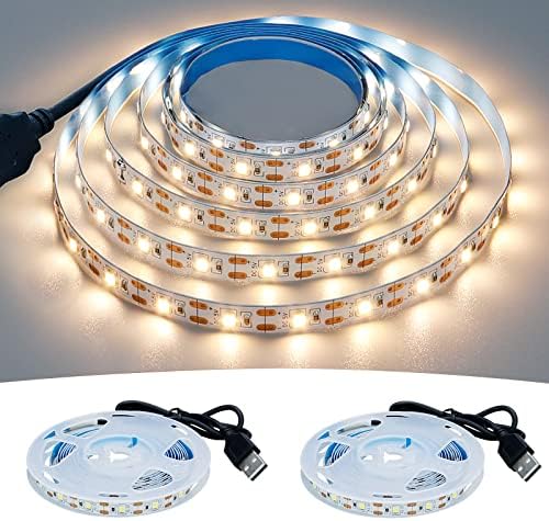 GOMING 5V USB LED Strip Light | 4000K Natural White 4M Flexible Tape