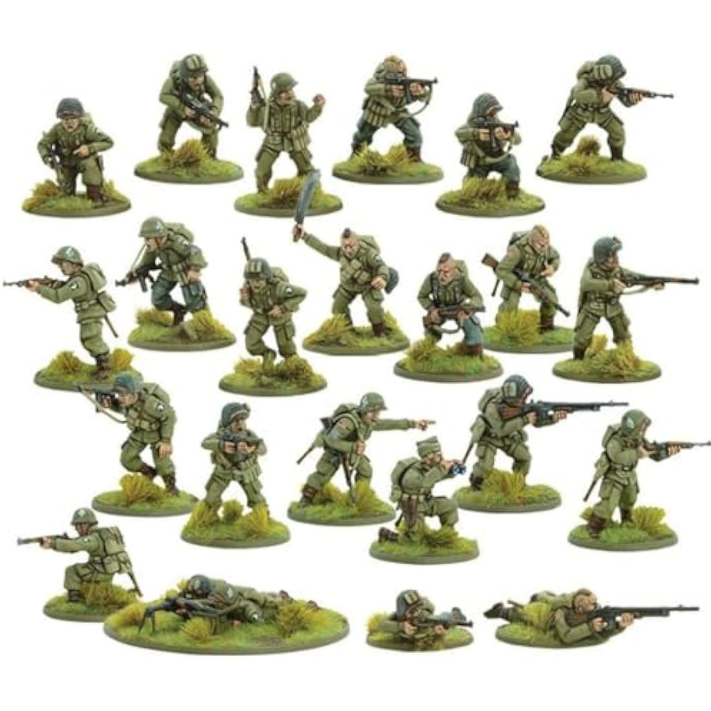 Warlord Games US Airborne – 28mm Scale WW2 Plastic Miniatures (30)