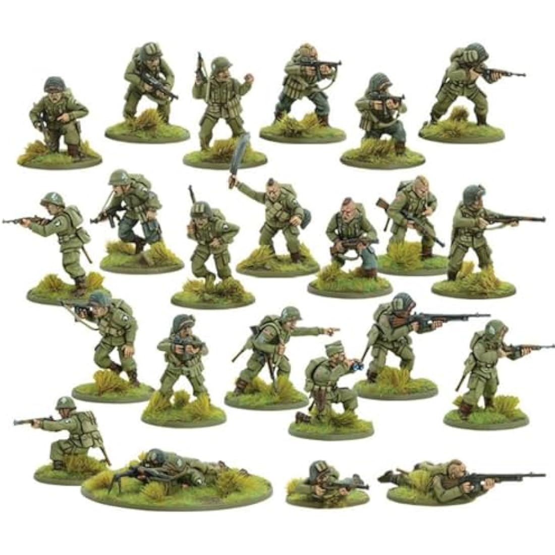Warlord Games US Airborne – 28mm Scale WW2 Plastic Miniatures (30)