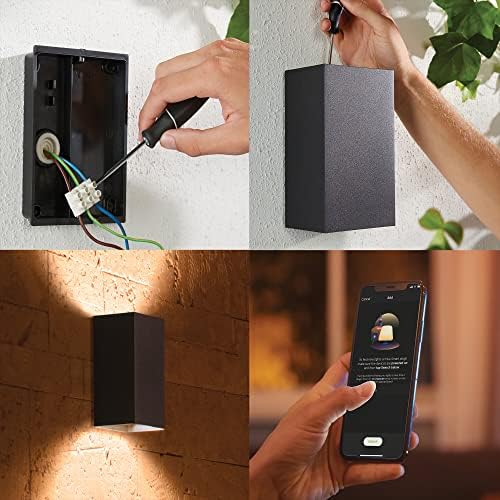 Philips Hue Resonate Smart Outdoor Wall Light – White & Colour Ambiance