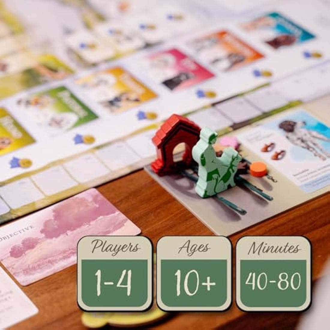 Dog Park Strategy Board Game by Birdwood Games | Family Dog Walking Game