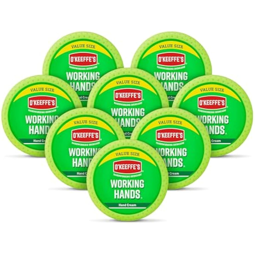 O'Keeffe's Working Hands Cream - 193g Value Size Jar (8 Pack)
